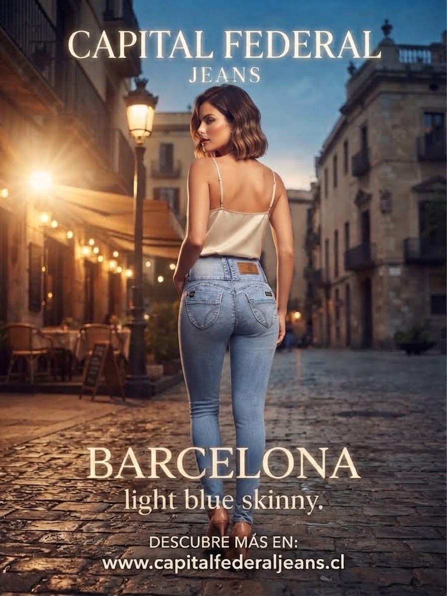 Jeans Barcelona Skinny celeste