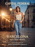 Jeans Barcelona Skinny celeste